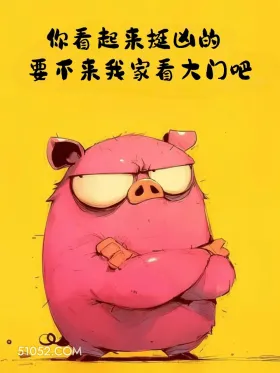 你看起来挺凶，要不来我家看大门吧 小动物 吵架 噎死人 搞笑文案