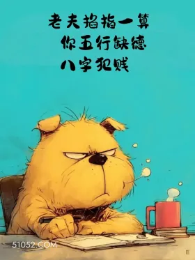 你五行缺德，八字犯贱 小动物 吵架 噎死人 搞笑文案