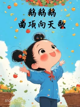 鹅鹅鹅,曲项向天歌 小女孩 神回复 怼人文案