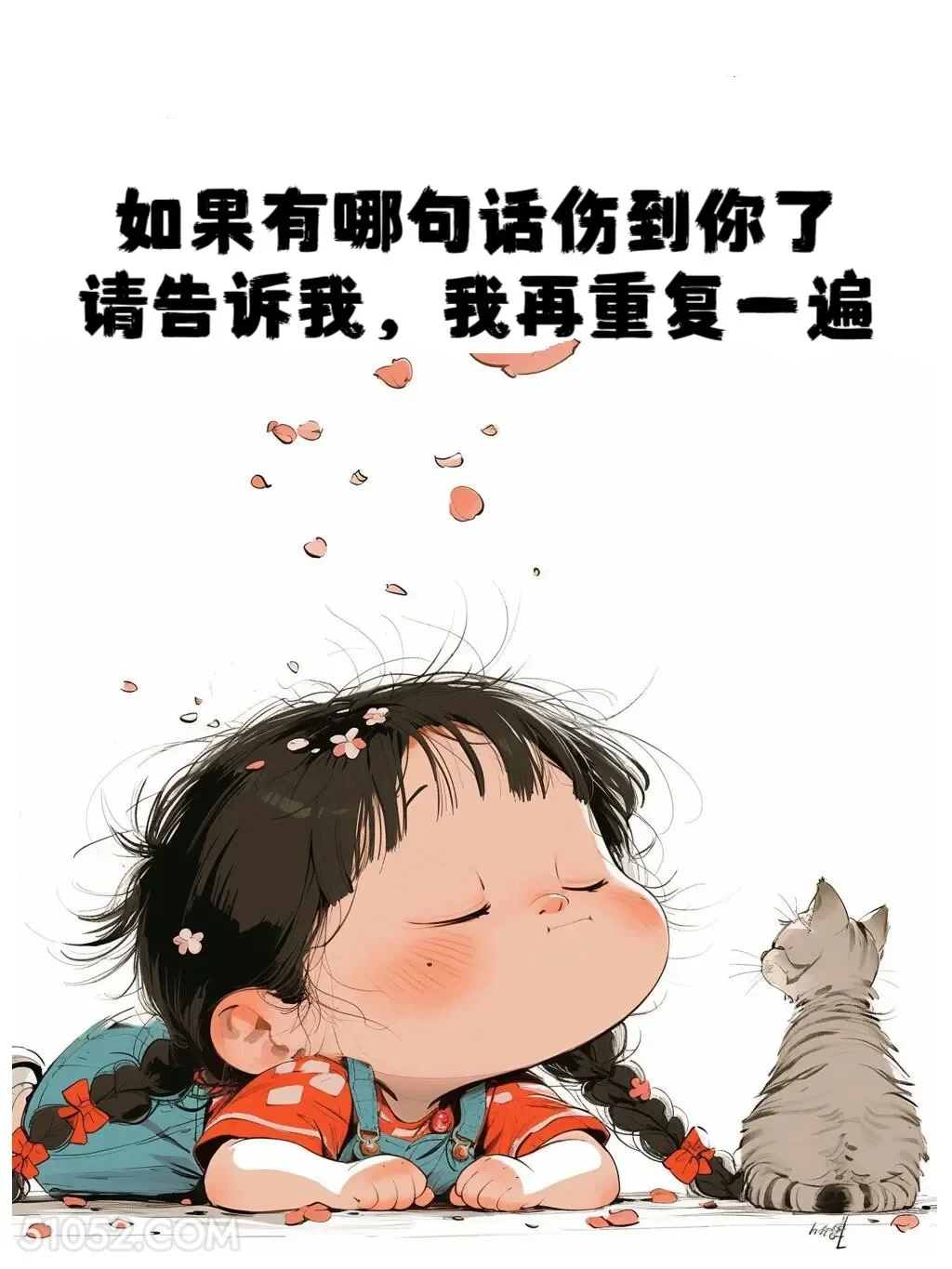 如果哪句话伤到你，我重复一遍 小女孩 吵架 镇场子 搞笑文案