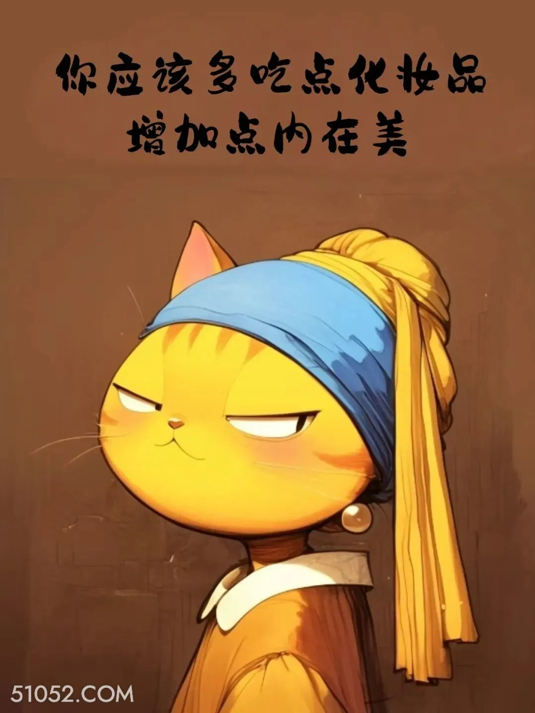 你应该多吃点化妆品，增加点内在美 小动物 吵架 噎死人 搞笑文案