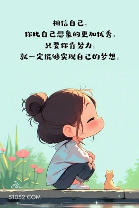 相信自己，你比想象的更优秀 女孩 发朋友圈 走心文案