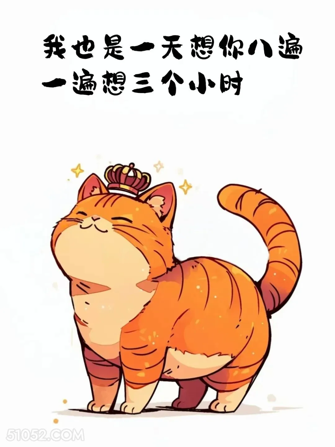 我也是，一天想你八遍，一遍3小时 猫猫 想你了 搞笑回复 搞笑文案