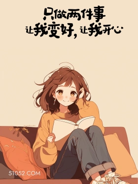 只做两件事，让我变好，让我开心 女孩 发朋友圈 走心文案