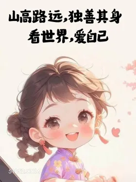 山高路远，独善其身 小女孩 旺自己 金句 治愈文案
