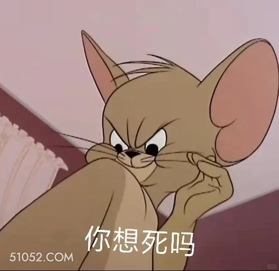 你想死吗 猫和老鼠 动画片 汤姆猫 杰瑞 搞笑表情