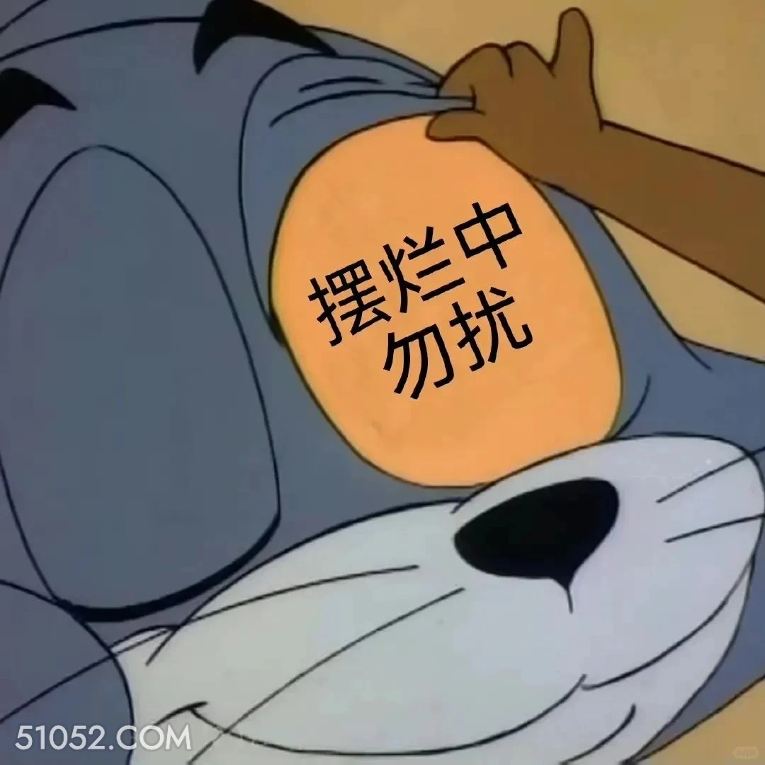 摆烂勿扰 猫和老鼠 动画片 汤姆猫 杰瑞 搞笑表情