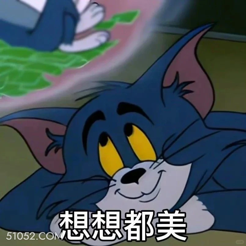想想都美 猫和老鼠 动画片 汤姆猫 杰瑞 搞笑表情