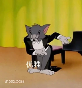 优雅 猫和老鼠 动画片 汤姆猫 杰瑞 搞笑表情