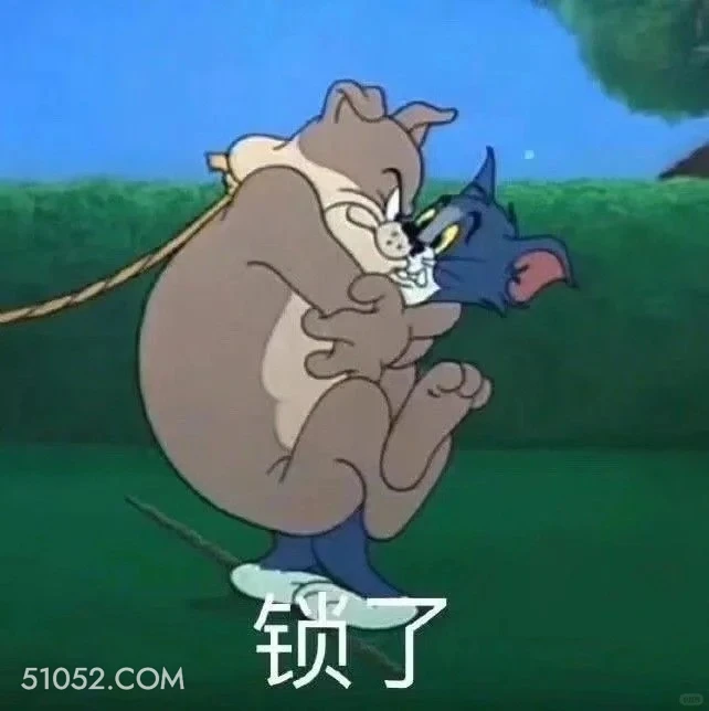锁了 猫和老鼠 动画片 汤姆猫 杰瑞 搞笑表情