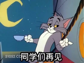 同学们再见 猫和老鼠 动画片 汤姆猫 杰瑞 搞笑表情