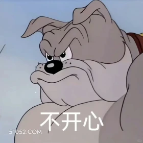 不开心 猫和老鼠 动画片 汤姆猫 杰瑞 搞笑表情