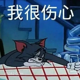 我很伤心 猫和老鼠 动画片 汤姆猫 杰瑞 搞笑表情