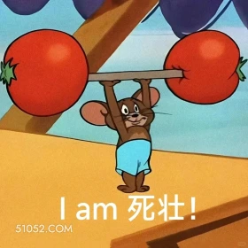 i am死壮 猫和老鼠 动画片 汤姆猫 杰瑞 搞笑表情