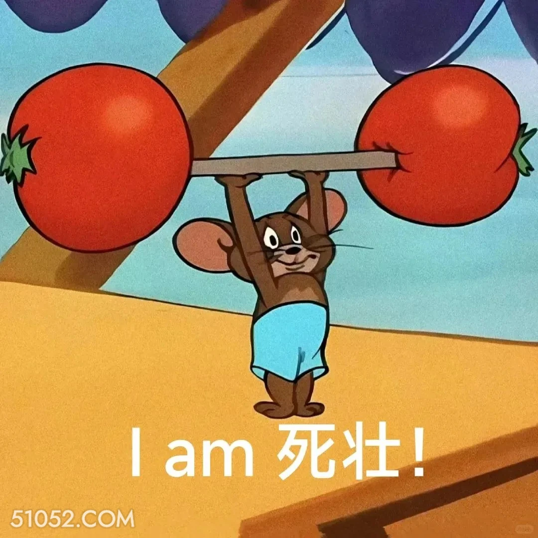 i am死壮 猫和老鼠 动画片 汤姆猫 杰瑞 搞笑表情