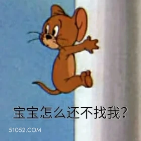 宝宝怎么还不找我 猫和老鼠 动画片 汤姆猫 杰瑞 搞笑表情