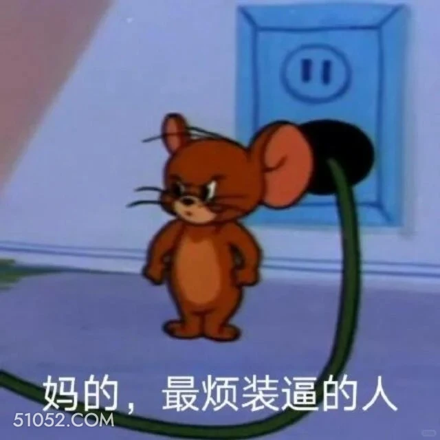 最烦装逼的人 猫和老鼠 动画片 汤姆猫 杰瑞 搞笑表情