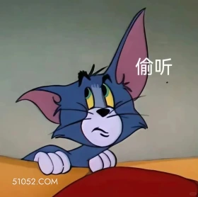 偷听 猫和老鼠 动画片 汤姆猫 杰瑞 搞笑表情