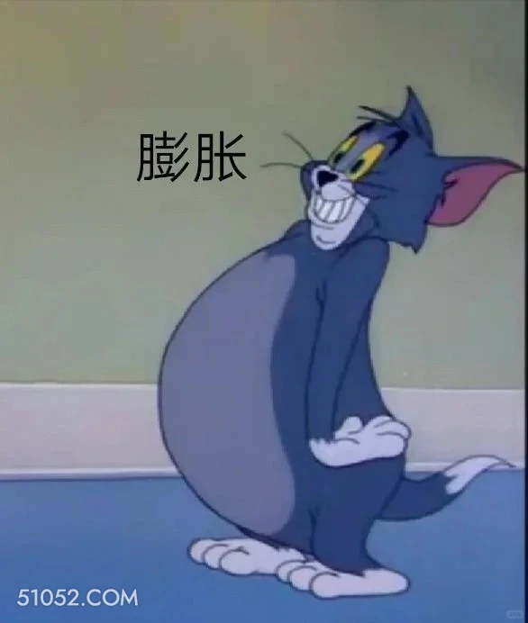 膨胀 猫和老鼠 动画片 汤姆猫 杰瑞 搞笑表情