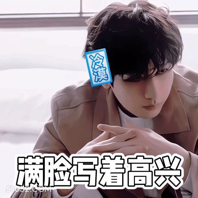 满脸写着高兴 明星表情包 成毅 搞笑表情