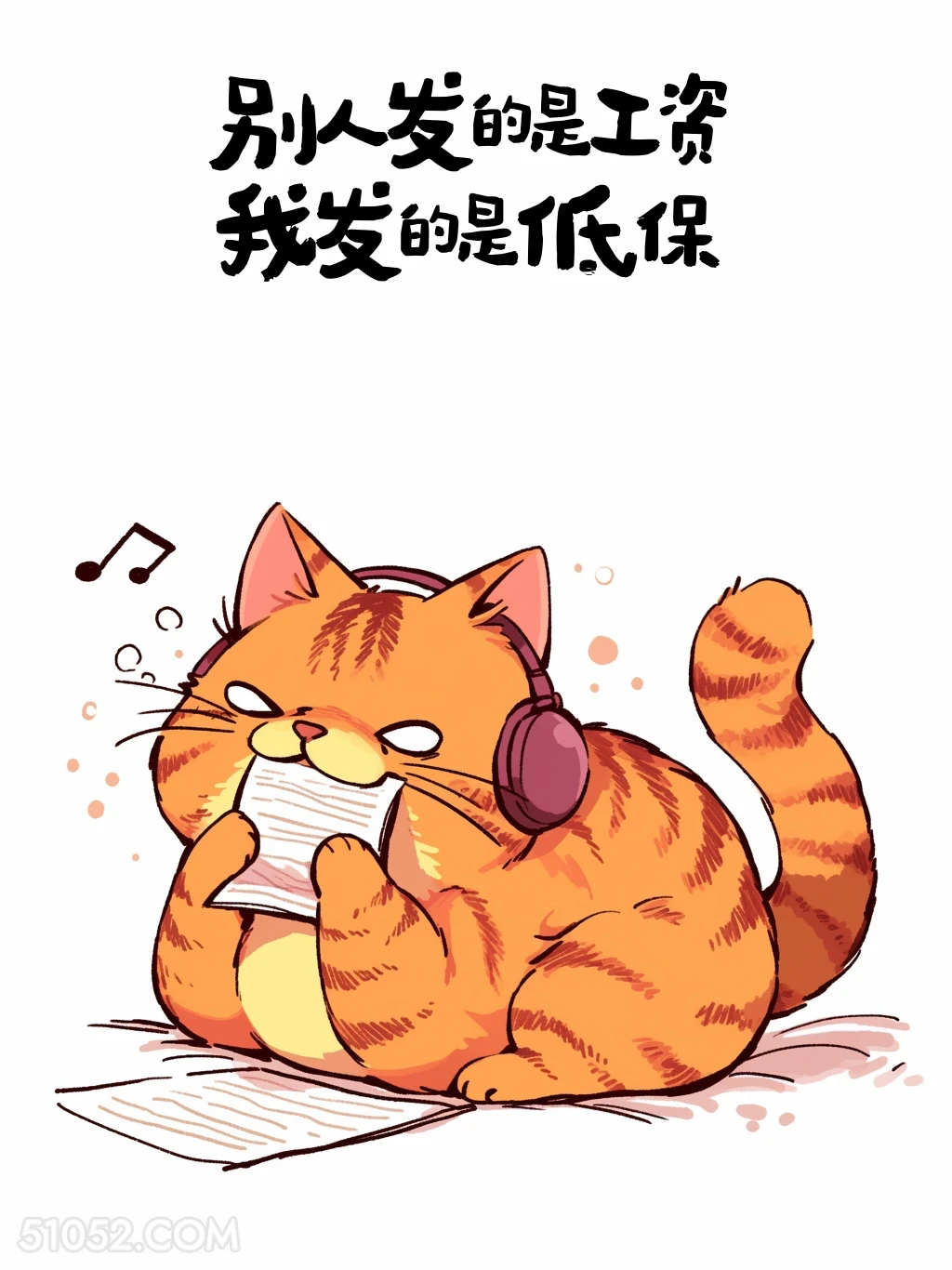 别人发的是工资，我发的是低保 猫猫 发工资啦 打工人 搞笑文案