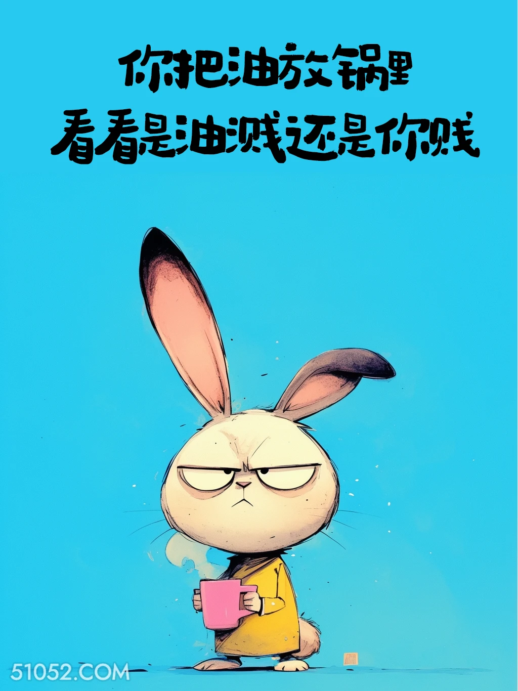 你把油放锅里看看是油溅还是你贱 小动物 吵架 镇场子 搞笑文案