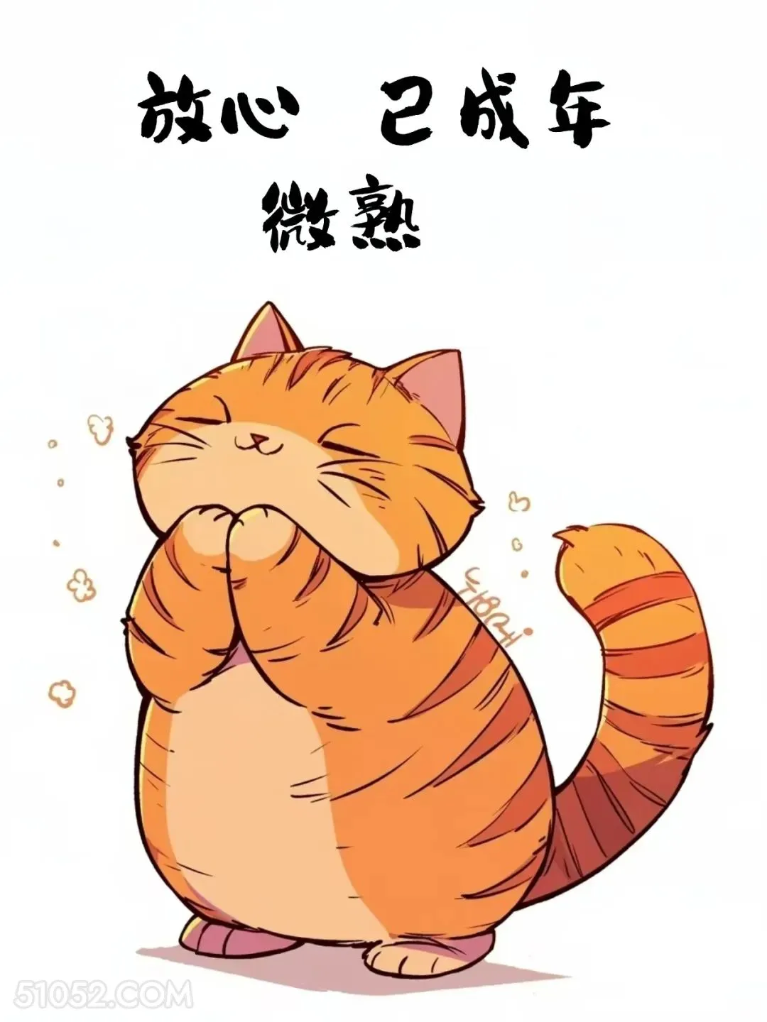 放心已成年，微熟 猫猫 你多大了 神回复 搞笑文案