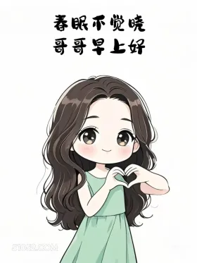 春眠不觉晓哥哥早上好 小女孩 小男孩 撩人 走心文案