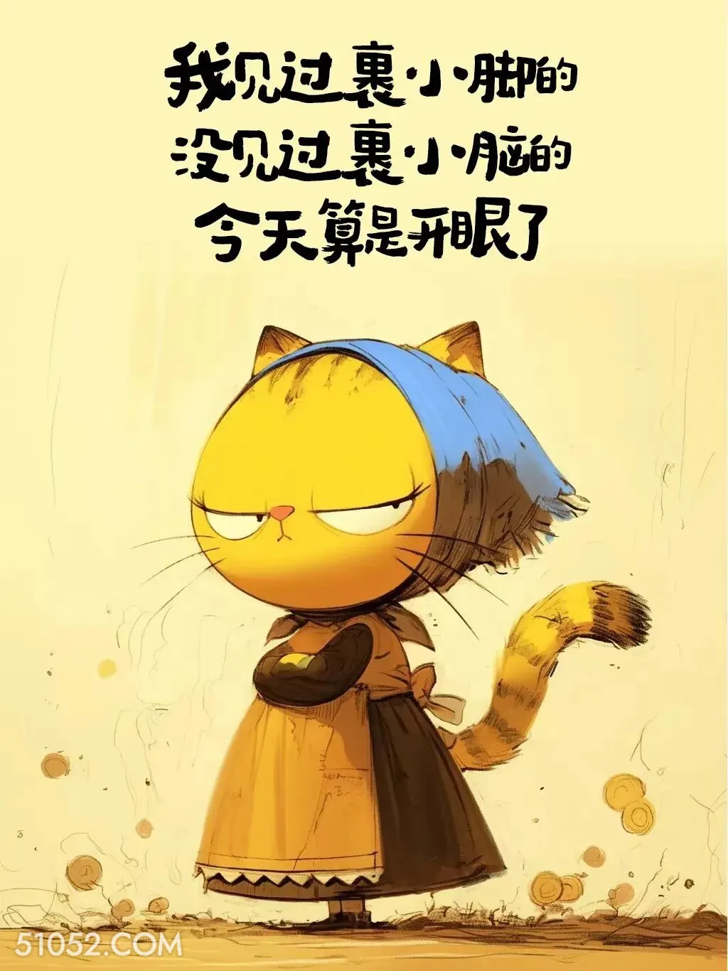 我见过裹小脚的没见过裹小脑的 小动物 吵架 镇场子 搞笑文案