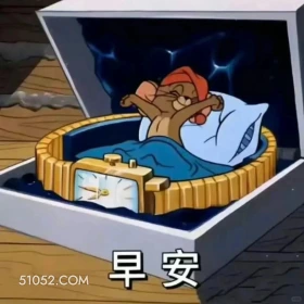 早安 猫和老鼠 动画片 杰瑞 汤姆猫 搞笑表情