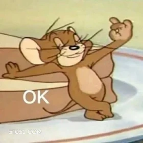 ok 猫和老鼠 动画片 杰瑞 汤姆猫 搞笑表情