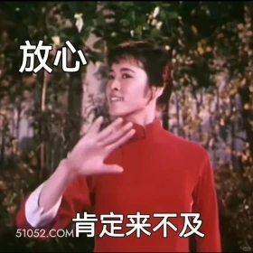 放心，肯定来不及 渡口 样板戏 小燕 打工人 搞笑表情