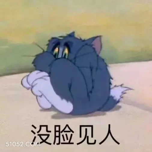 没脸见人 猫和老鼠 动画片 汤姆猫 杰瑞 搞笑表情