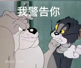 我警告你 猫和老鼠 动画片 汤姆猫 杰瑞 搞笑表情