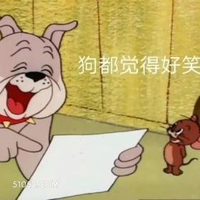 狗都觉得好笑 猫和老鼠 动画片 汤姆猫 杰瑞 搞笑表情