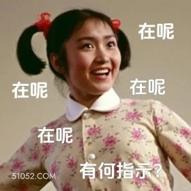 在呢，有何指示 渡口 样板戏 小燕 打工人 搞笑表情