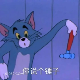 你说个锤子 猫和老鼠 动画片 汤姆猫 杰瑞 搞笑表情