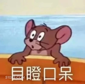 目瞪口呆 猫和老鼠 动画片 杰瑞 汤姆猫 搞笑表情