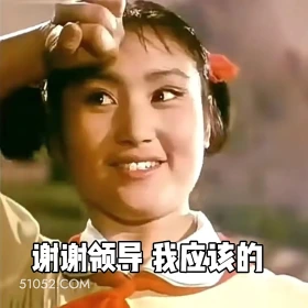 谢谢领导，我应该的 渡口 样板戏 小燕 打工人 搞笑表情