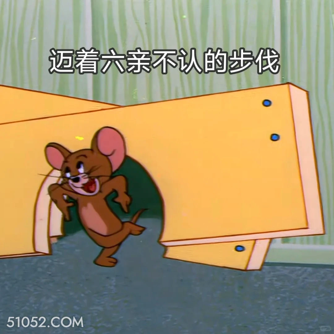 迈着六亲不认的步伐 猫和老鼠 动画片 杰瑞 汤姆猫 搞笑表情