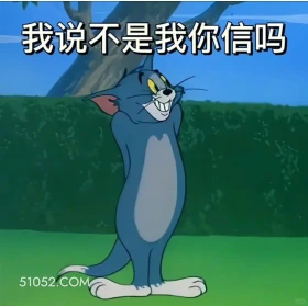 我说不是我你信吗 猫和老鼠 动画片 杰瑞 汤姆猫 搞笑表情