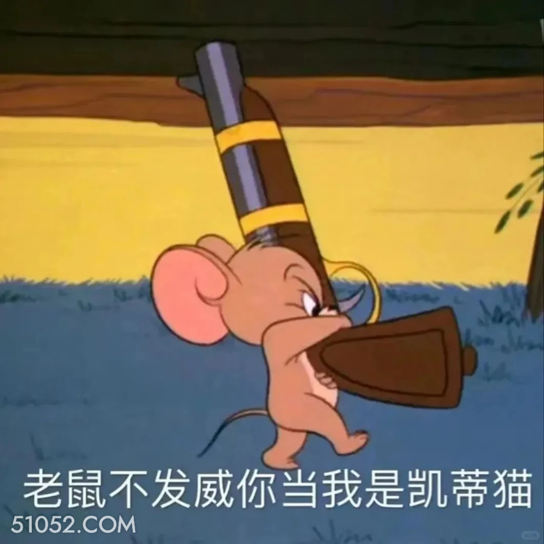 老鼠不发威你当我是凯蒂猫 猫和老鼠 动画片 汤姆猫 杰瑞 搞笑表情