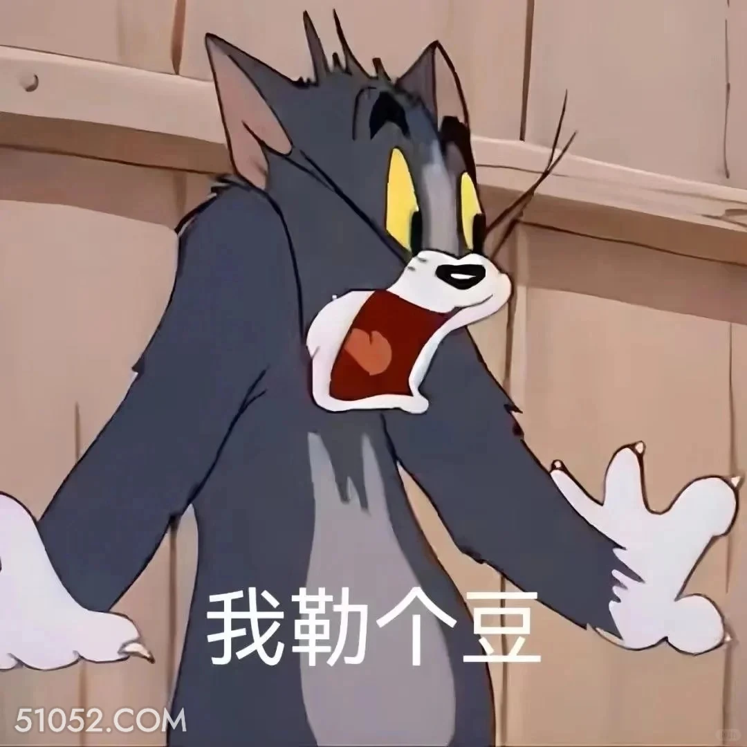 我勒个豆 猫和老鼠 动画片 杰瑞 汤姆猫 搞笑表情