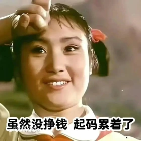 虽然没挣钱，起码累着了 渡口 样板戏 小燕 打工人 搞笑表情