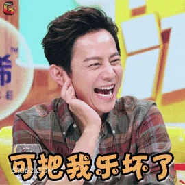 可把我乐坏了 明星表情包 何炅 支持人 搞笑表情