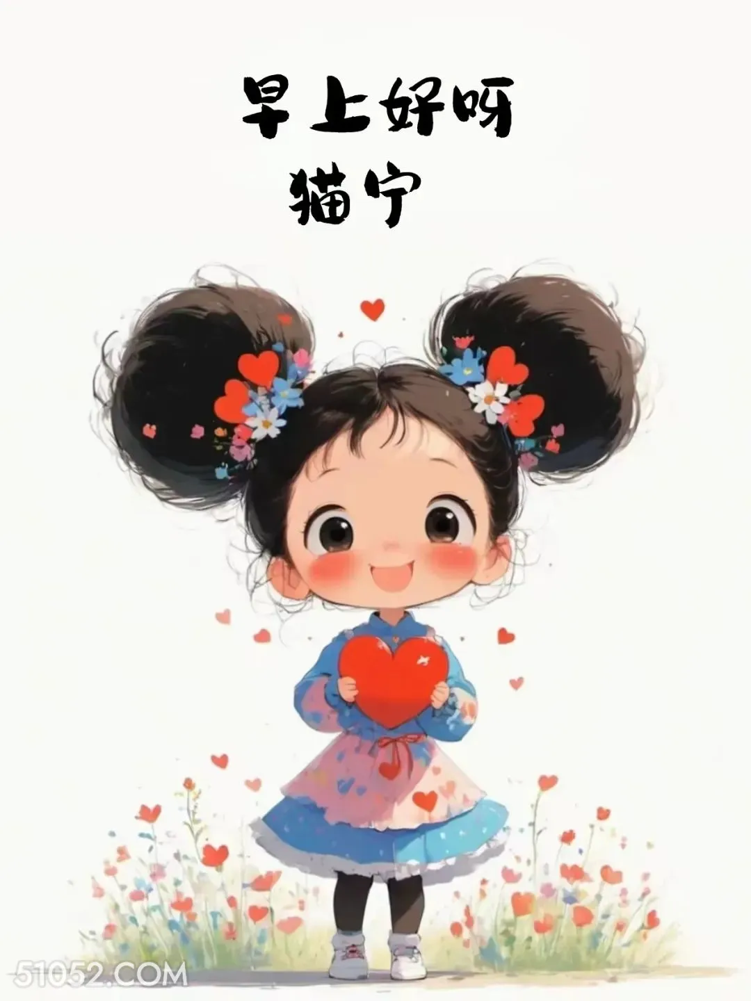 早上好呀，猫宁 小女孩 撩人 搞笑文案