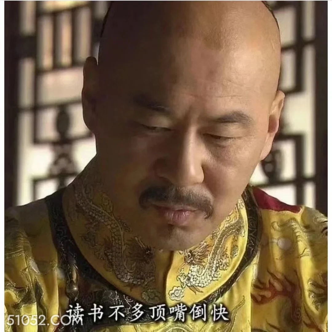读书不多顶嘴倒快 甄嬛传 影视追剧 雍正帝 孙俪 搞笑表情