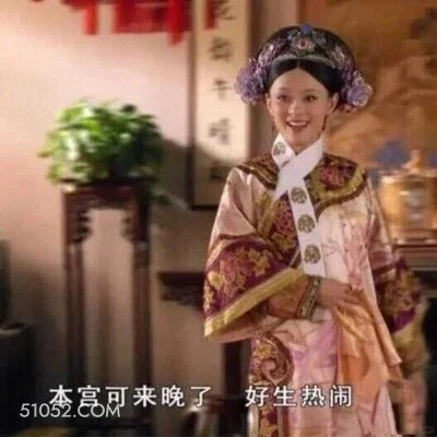 本宫可来晚了，好生热闹 甄嬛传 影视追剧 搞笑表情 雍正帝 孙俪