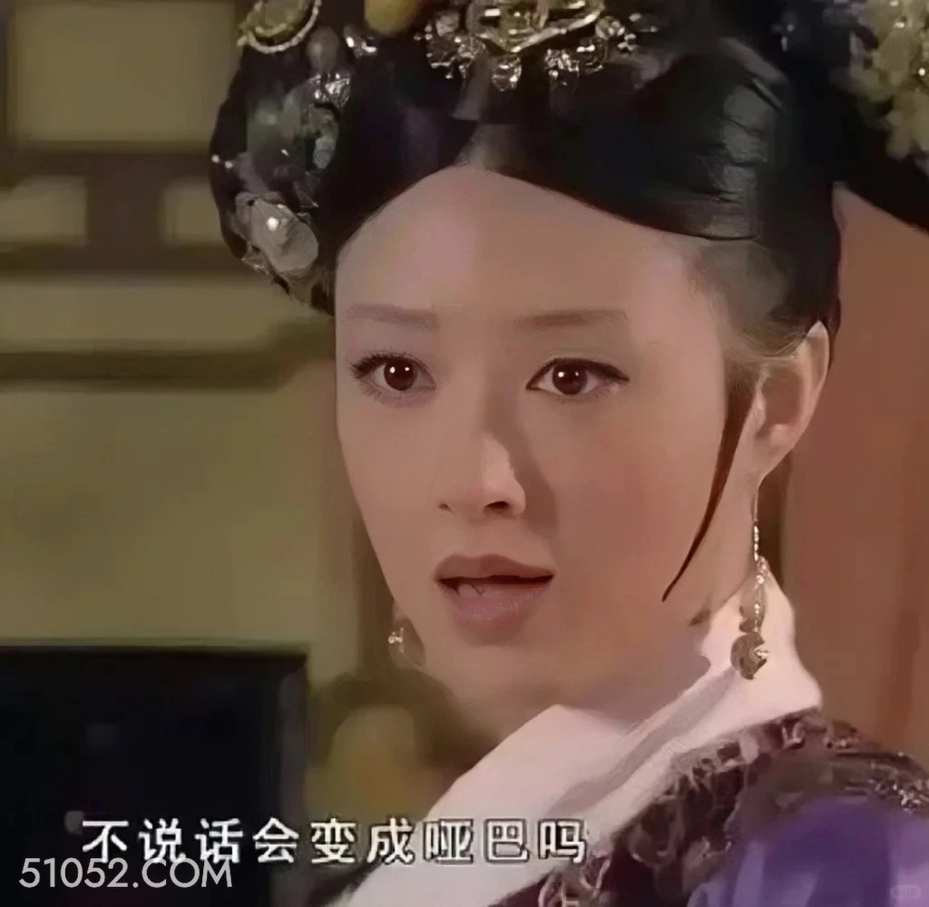 不说话会变成哑巴吗 甄嬛传 影视追剧 孙俪 雍正帝 搞笑表情