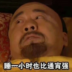 睡一小时也比通宵强 甄嬛传 影视追剧 雍正 搞笑表情